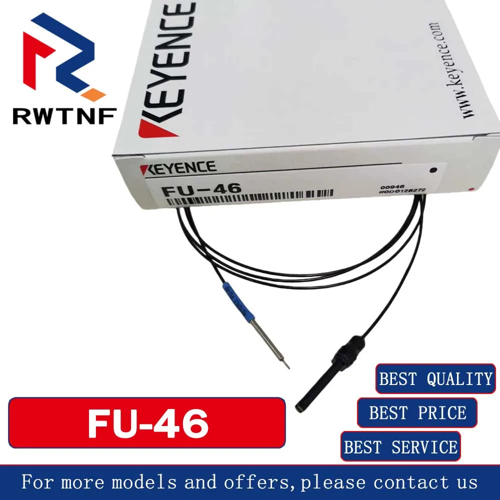 Brand New Genuine FU-46 KEYENCE 0.5 Ultra-thin Fiber Optic Diffuse Reflection Sensor