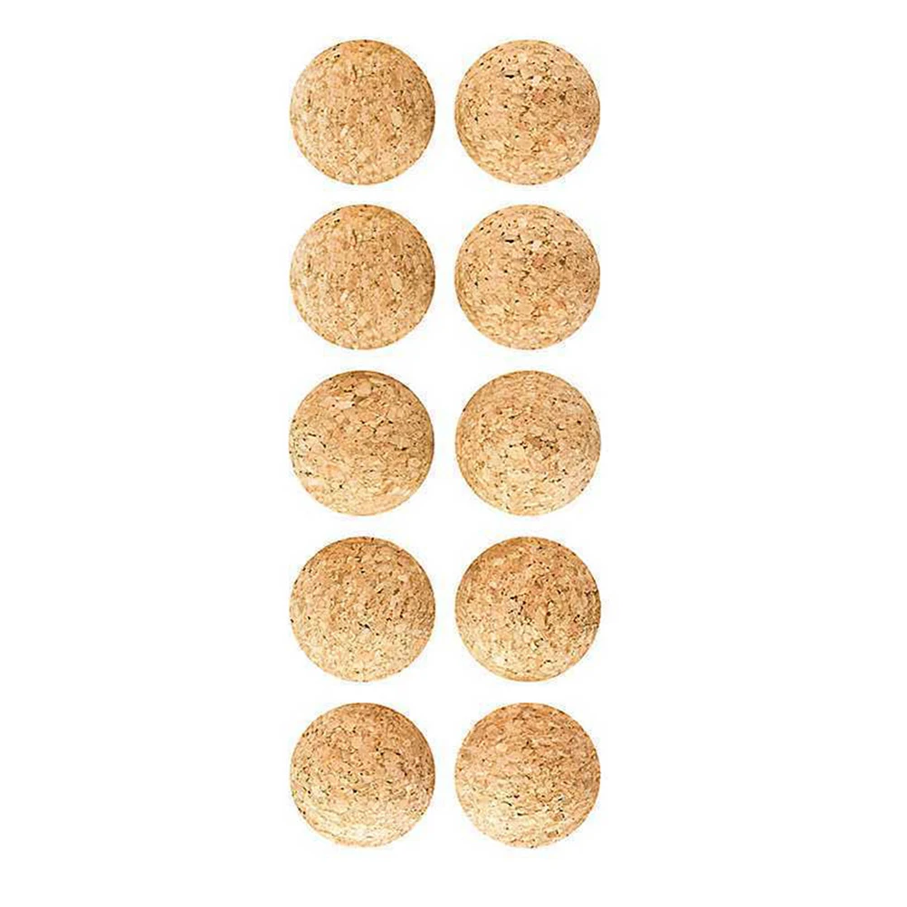 

10pcs Wooden Foosball Replacement Table Soccer Wood Desktop Game Accessories 3.5cm Size for Standard Tables