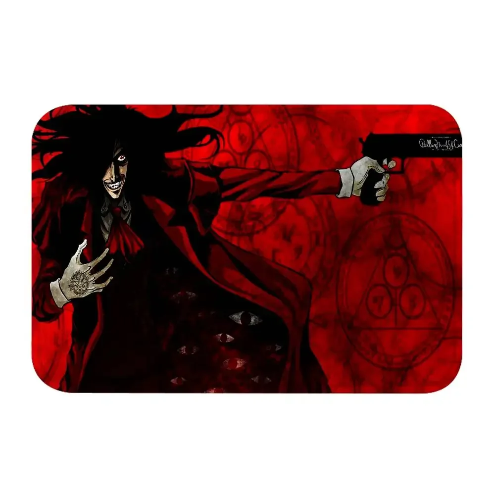 Hellsing Alucard Vloermat Entree Deurmat Badmatten Antislipmat Tapijten Entree Van Huis Aangepaste Keuken Voetmat Schattig Tapijt