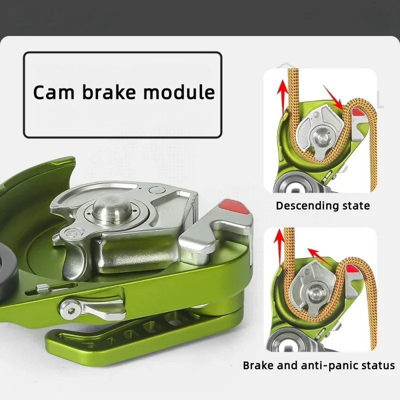 Descent device safety device rapid descent high-altitude equipment protection device anti-panic descent descender