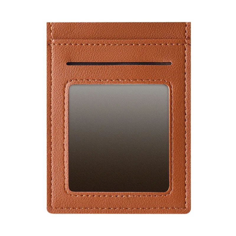 초슬림 카드 홀더 지갑 여성 남성용 슬림 미니 RFID 차단 멀티 신용카드 슬롯 포켓 ID 배지 신용카드 케이스