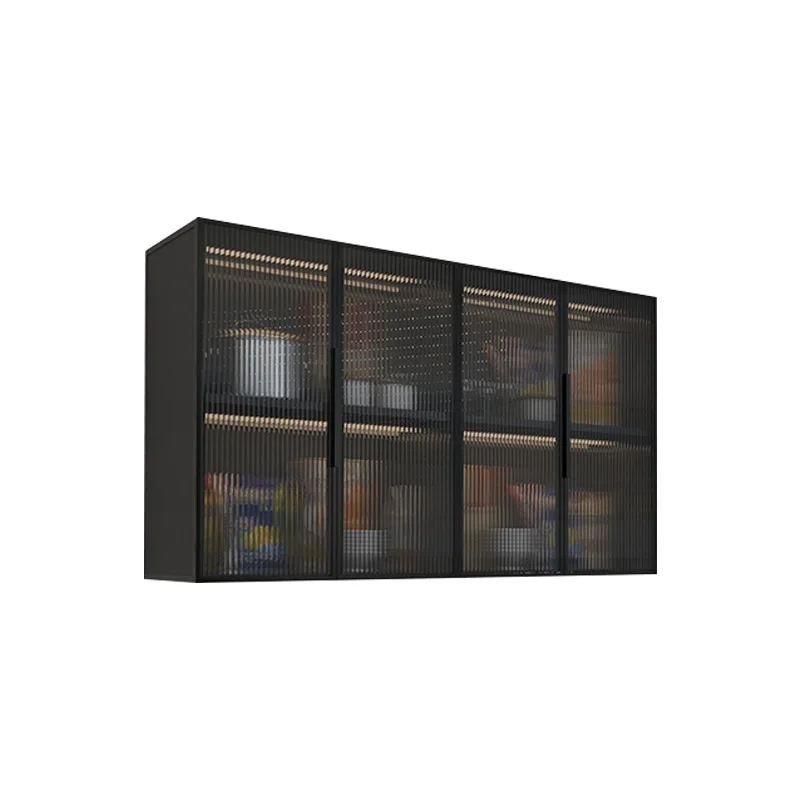 

Aluminum alloy glass cabinet, wall-mounted cabinet, bathroom balcony, bedroom storage locker