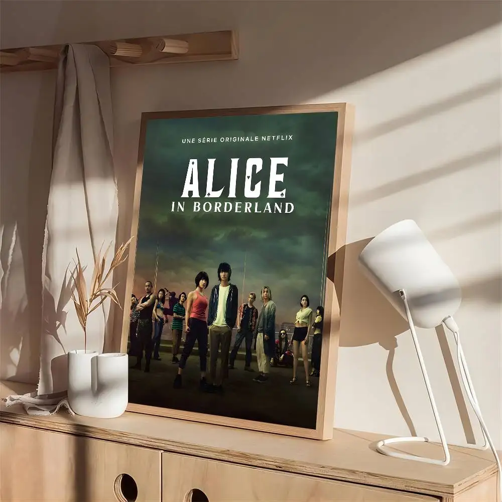 تلفزيون ساخن أليس في بوردرلاند لتقوم بها بنفسك ملصق لاصق غرفة عتيقة مقهى ديكور ديكور المنزل