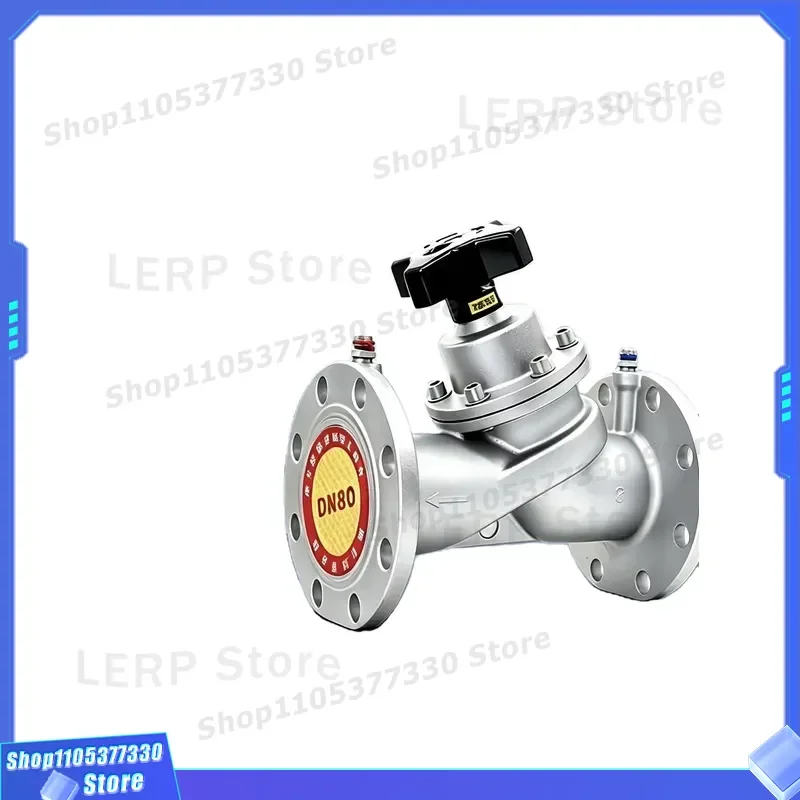 SP45F 16P Digital Static Balance Valve Stainless Steel 304 Hydraulic Flow Control for Water System Precision Adjustment