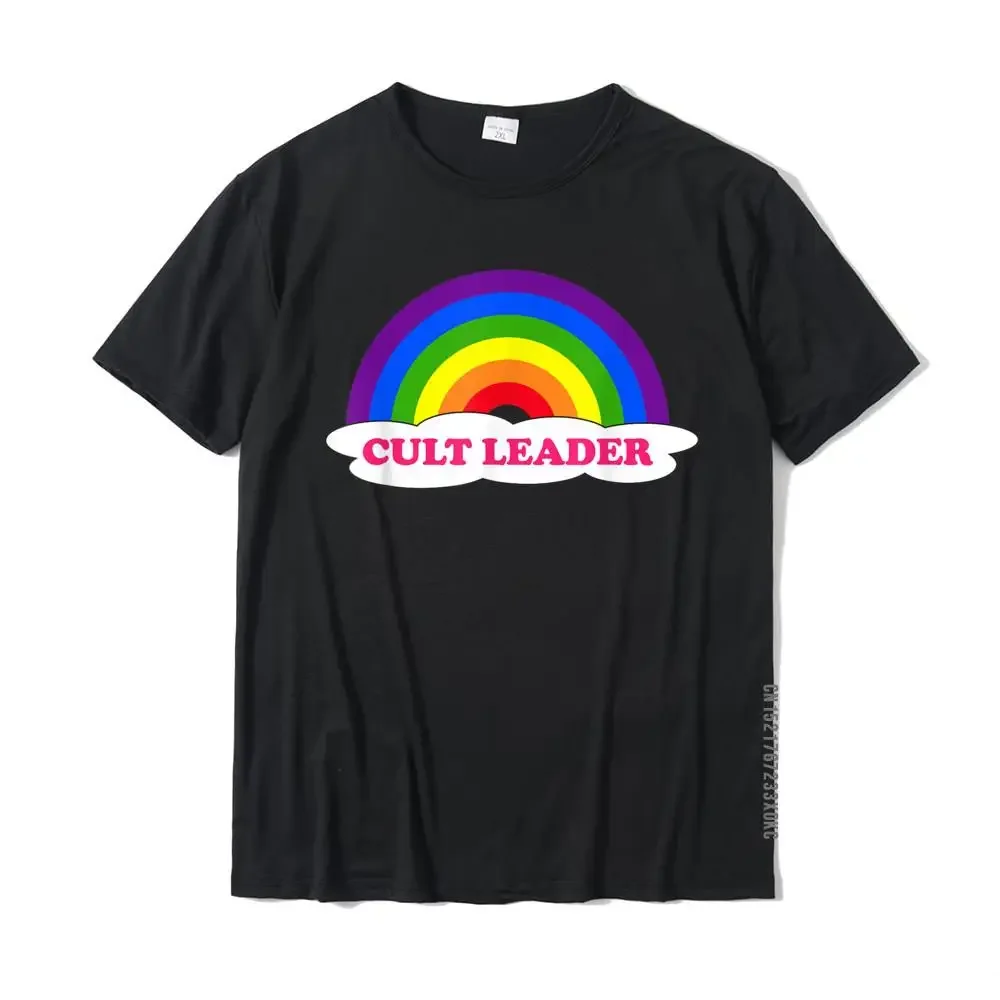

Cult Leader Funny Rainbow Design T-Shirt Tshirts For Men Design Tops Shirt Graphic Slim Fit Cotton