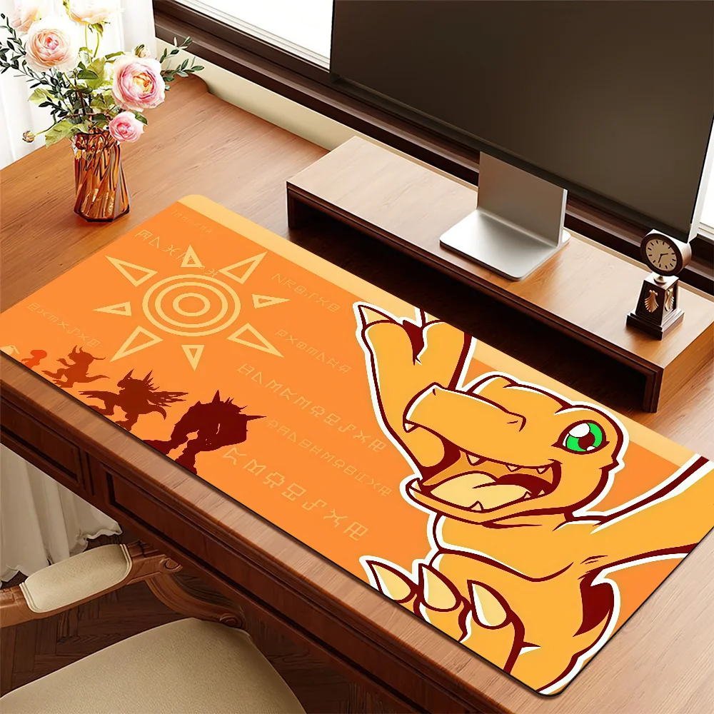 D-digimon Rubber Mouse Pad Non-slip A-agumonThickened MousePad Writing Lockedge Office Student Gaming Cushion Large