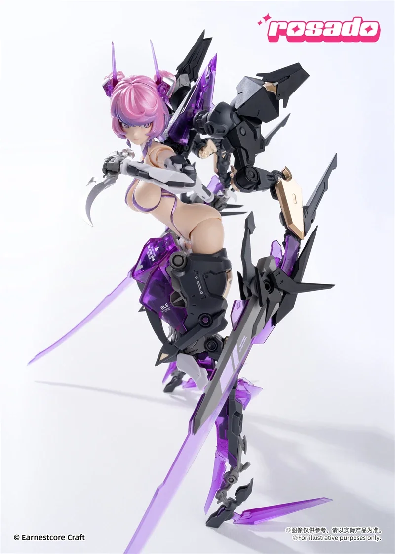 

Earnestcore Craft Robot Build Rosado ECRS-02 Starflower Black Iris 1/10 Figure Model Collection Toy Gift