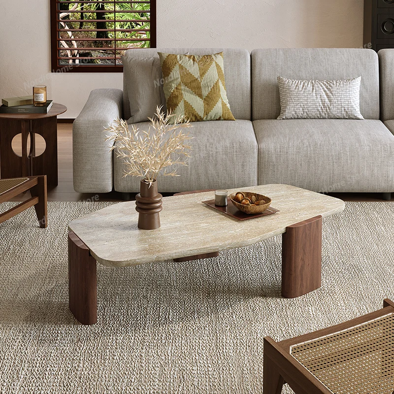 

Vintage Beauty Coffee Table Modern Minimalist Premium Design Coffee Table Aesthetic Living Room Table Basse De Salon Furniture