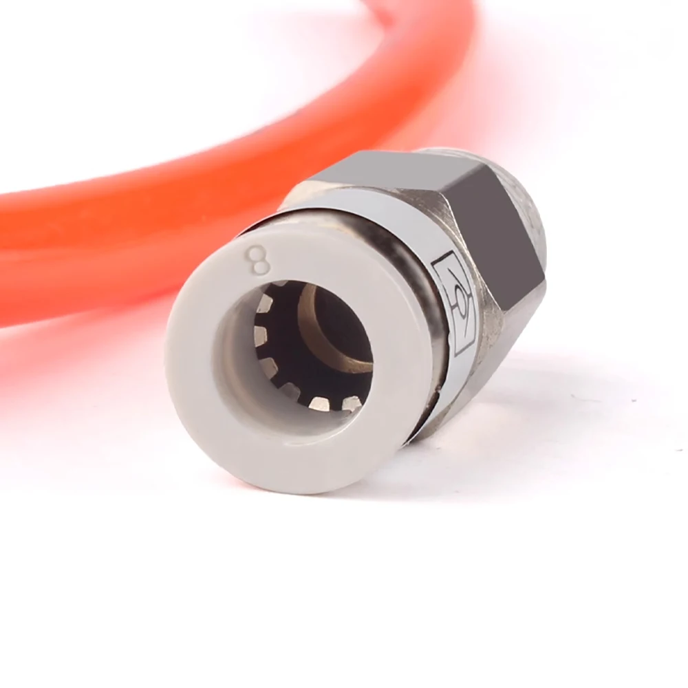 

Air Pipe Quick Check Valve One-way Valve SPC VPC Pneumatic Check Valve M5 1/8 1/4 3/8 1/2" BSP Thread One-button Quick Connector