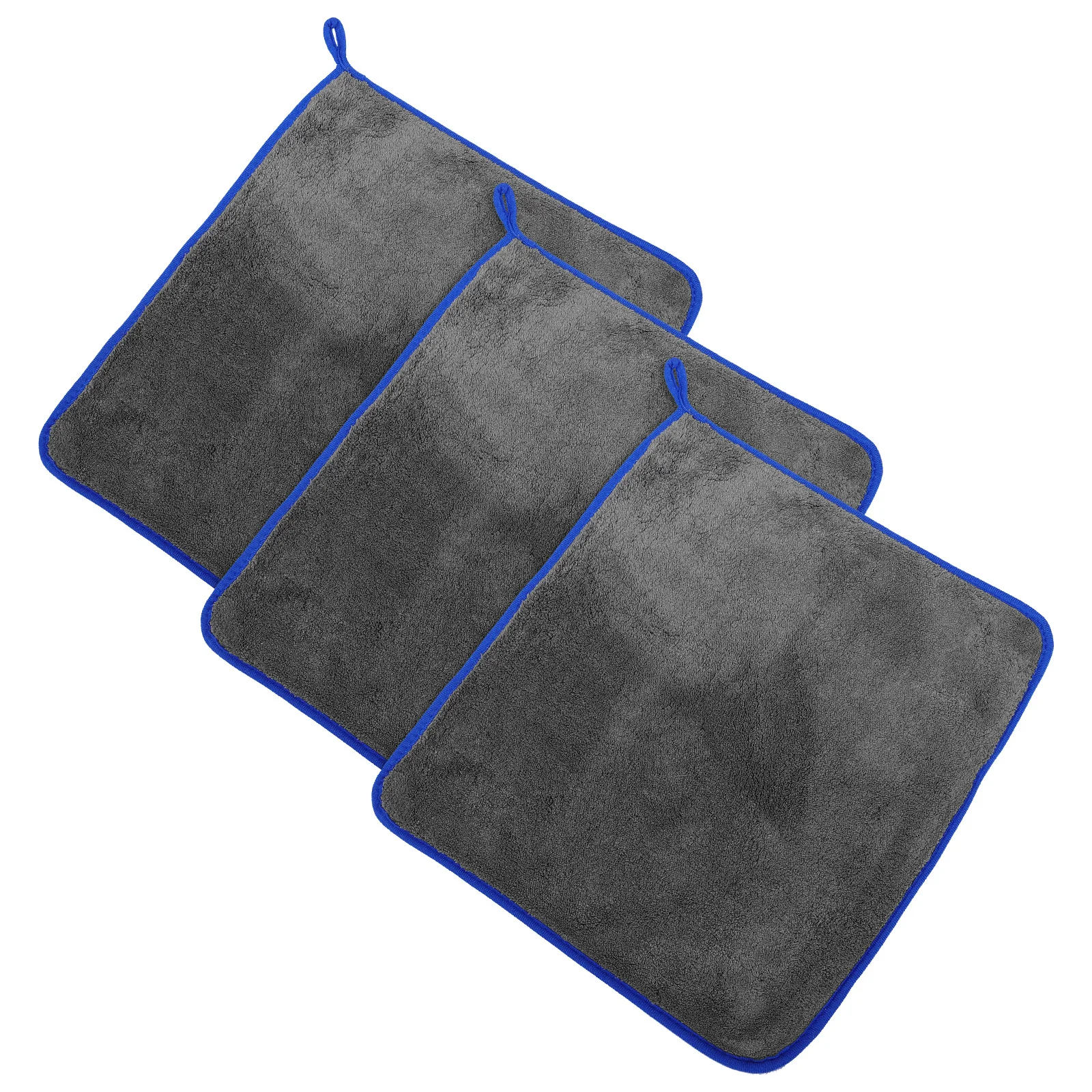 

3Pcs Car Cleaning Cloths Ultra Thick Coral Dual-Color Absorbent Lint-Free Drying Towels for Auto Detailing Waxing Household