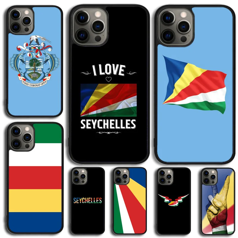 Seychelles Flag Phone Case For iPhone 14 15 16 13 12 Mini Max Cover For Apple iPhone 11 Pro Max 6 8 7 Plus SE2020 Coque