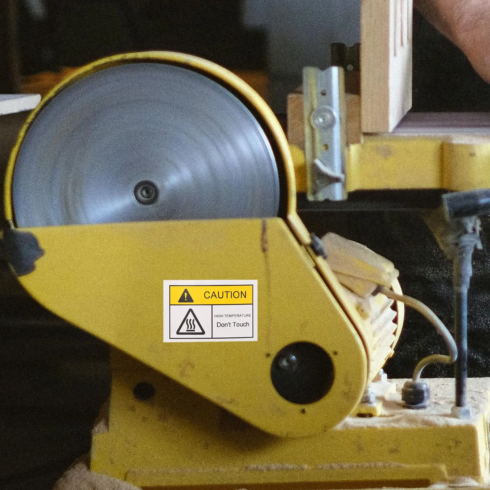 5 Sheets High Temperature Warning Labels Hot Stickers Safety Signs Do Not Touch 100mm x 50mm Heat Resistant Adhesive Decals