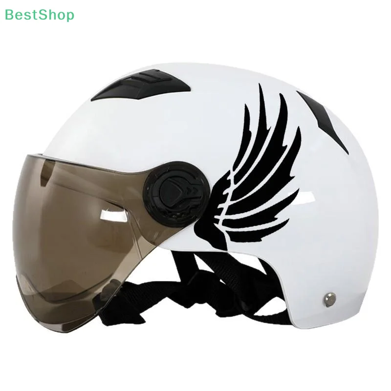 2 пары DIY мотоциклетный шлем топливный бак скутер модификация виниловые наклейки светоотражающие крылья мотоцикл водонепроницаемые наклейки