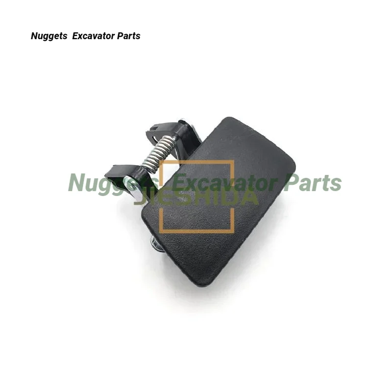 For Hitachi EX100/EX120/EX200/EX300-5 cab door lock assembly inner handle outer handle lock core excavator accessories