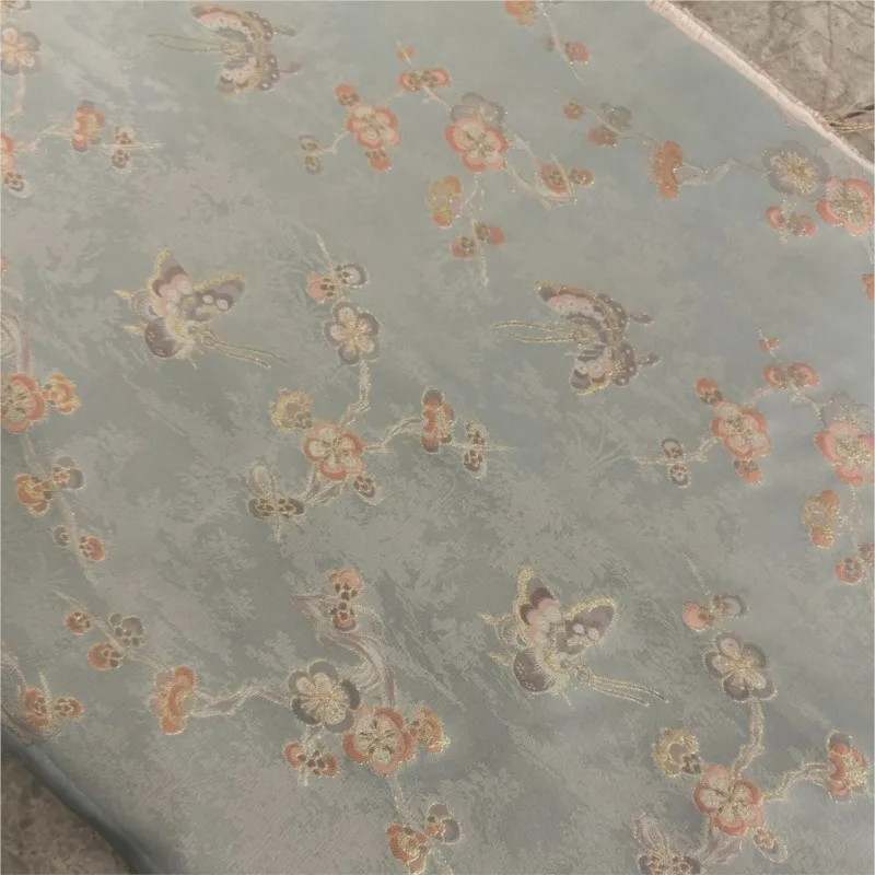 Small imitation brocade clothing fabric traditional Chinese style jacquard skirt Hanfu cheongsam women's