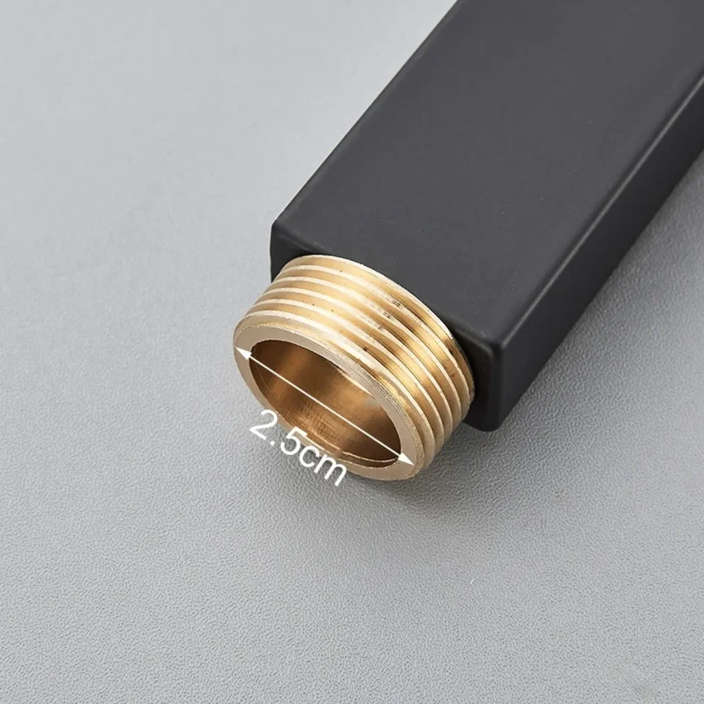 30cm Square Extension Tube 25mm Interface For Shower Faucet Shower Column Lift Rack Height Extend Connection Pipe Accessories