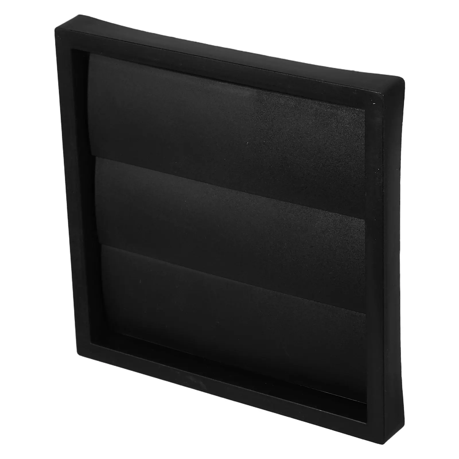 Brushed Stainless Steel Louver Air Vent Cover for Ductwork Modern Slim Profile High Airflow Efficiency for Office Home Use