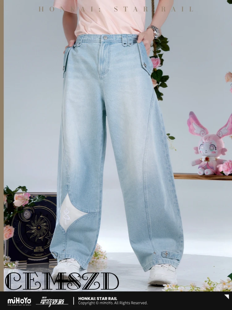 [Original] MiHoYo Offizielles Spiel Honkai Star Rail Cyrene-Serie Cosplay-Jeans Anime-Charakter Acryl-Accessoires Halloween-Kostüm