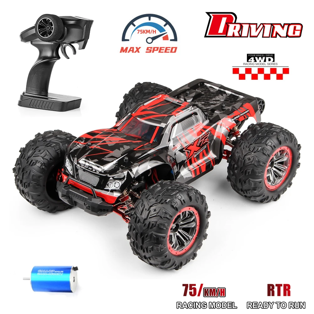 

Xlf F17p 1/14 2.4GHz 4WD Rc Car Brushless 75KM/H Metal Chassis Electric High Speed Drift Car Remote Control Truck