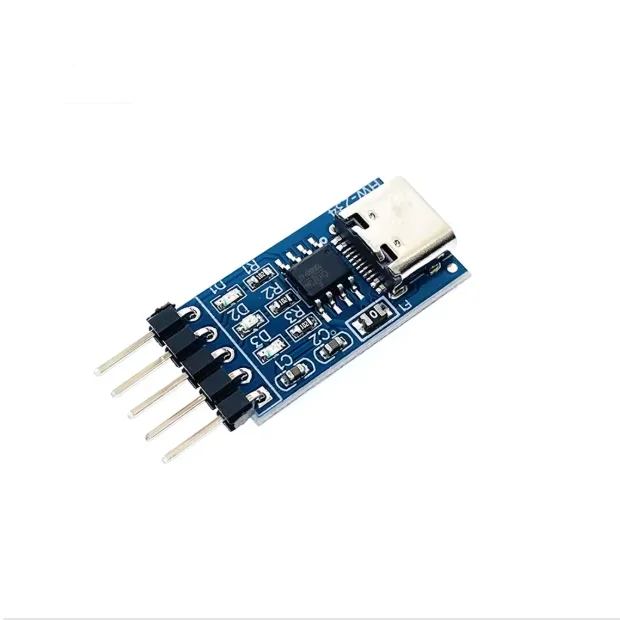 CH340N Type-C USB to TTL module to serial port upgrade with STC download cable 340G