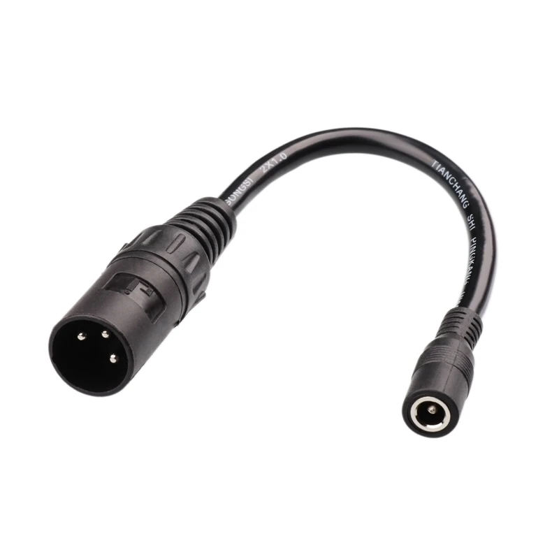 DC 5.5MM To 3P GX16 3-Pin XLR RCA IEC 3P GX12 DC 8MM Connector Cable Adapter For Scooter Electric Bike Charger Accessories Plug