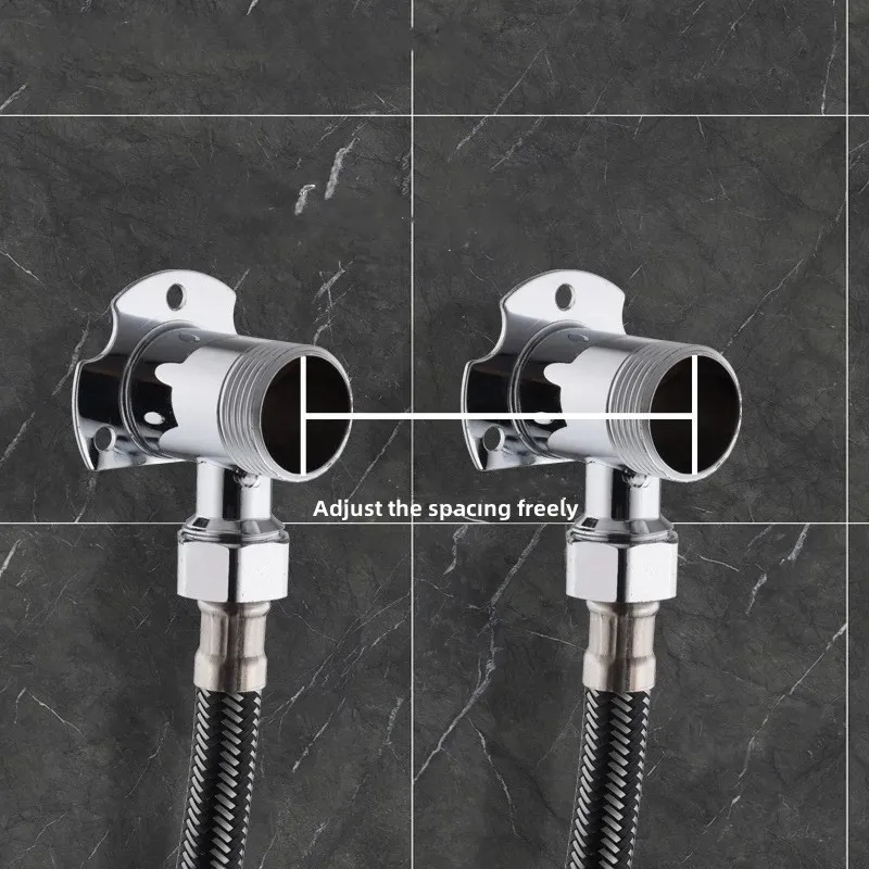 Adaptateur d'installation de robinet mural, 1/2 ", 3/4", universel, base d'accueil, adaptateur d'entrée de douche, pièces de vanne d'eau de mélange de sortie