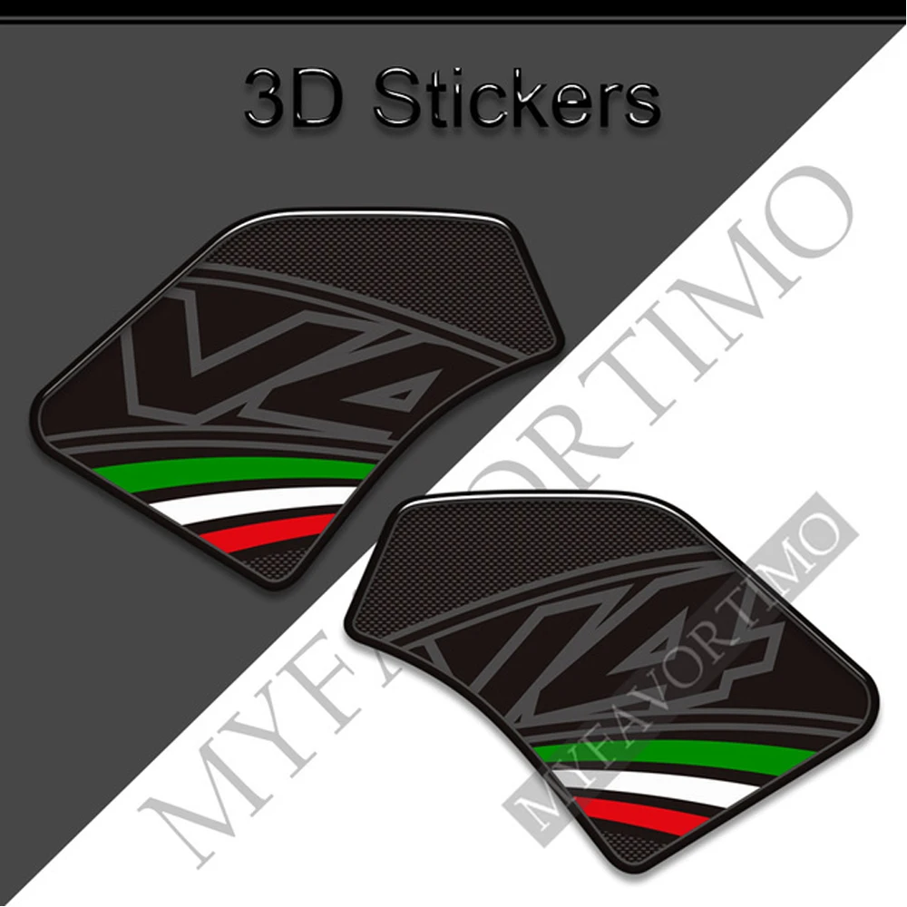 Motorcycle 3D Stickers Decals Tank Pad Grips Knee Kit Gas Fuel Oil Protector For Ducati PANIGALE V4 S R V4R SP 1100