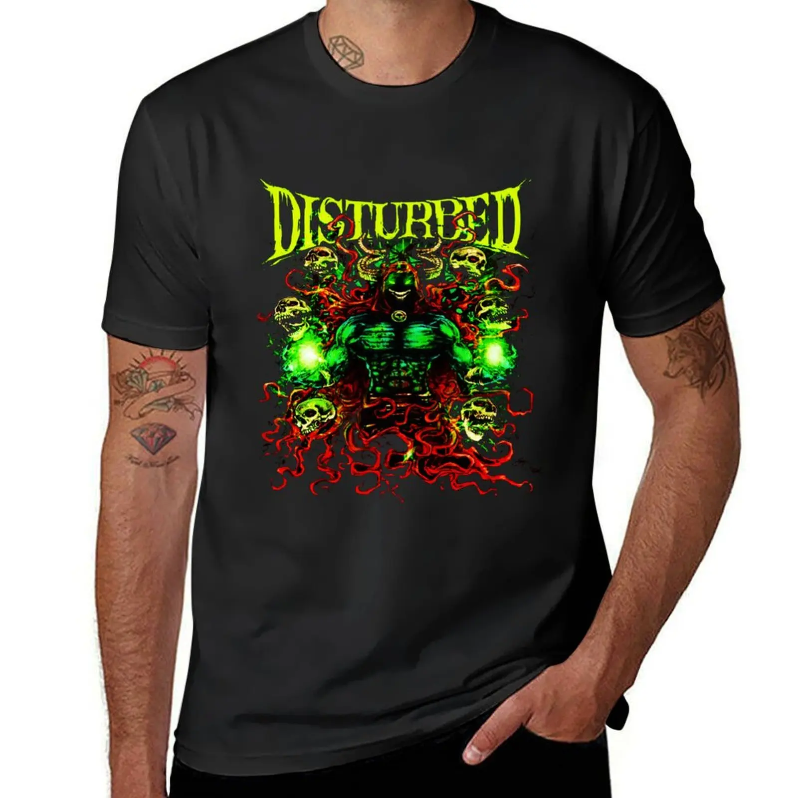 bestseller disturbed T-Shirt sports fans heavyweights workout shirts for men