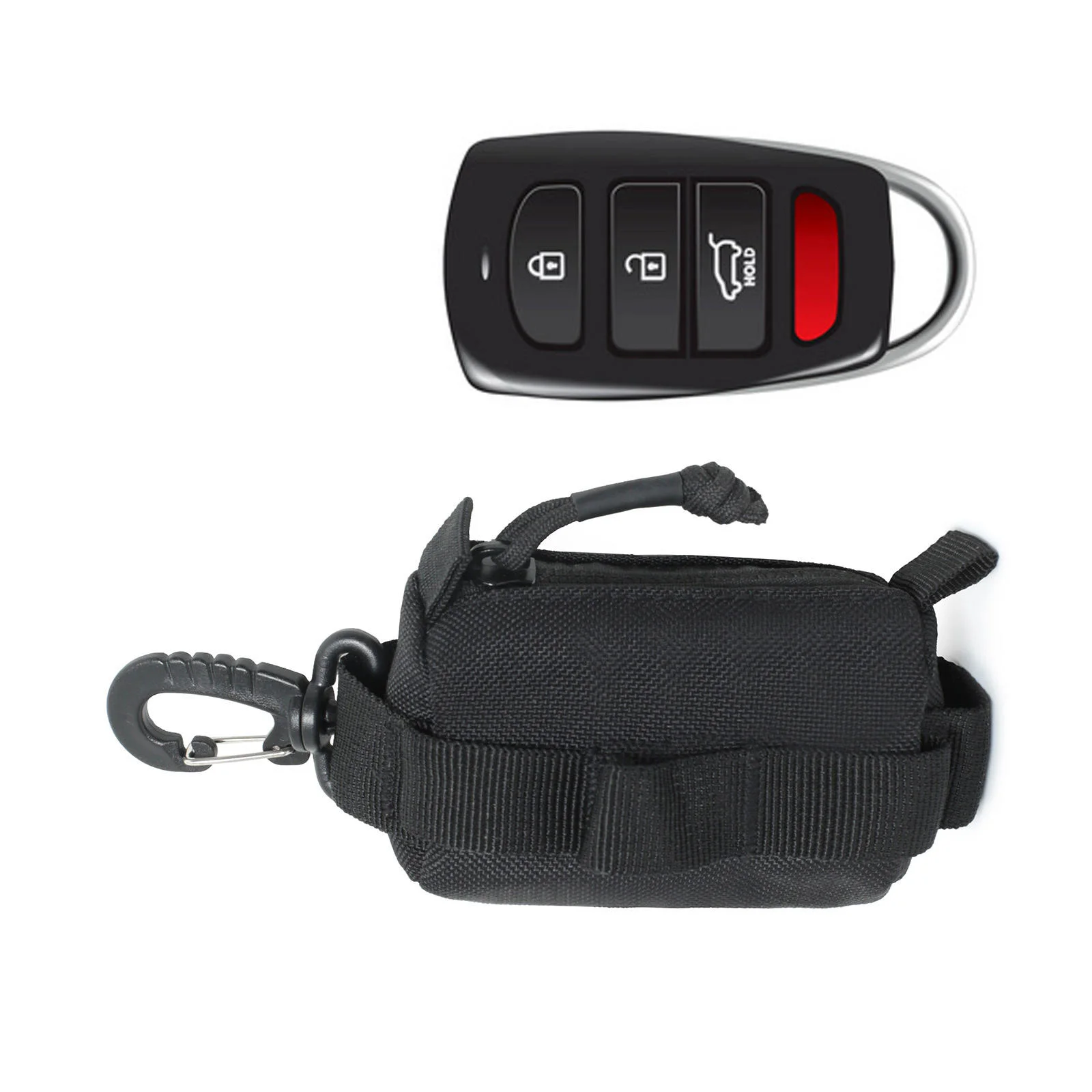 

Tactical Wallet Zipper Pouch Coin Purse Small Bag Organizer Outdoor Key Bag Minimalist Wallet Purse ID Card Holder Pouch
