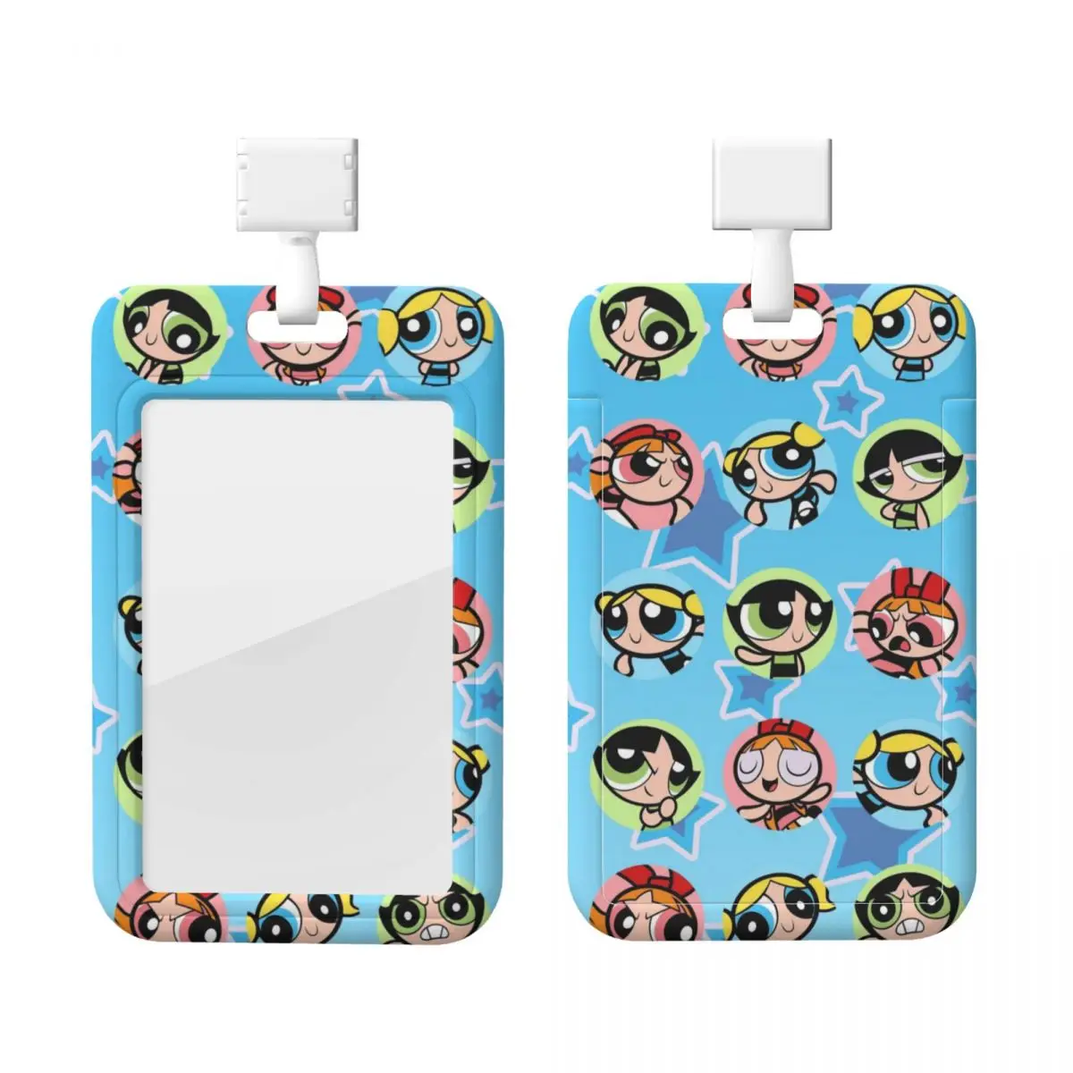 

Custom The P-Powerpuffs Girls Lanyard ID Protector Badge Card Unisex Student Campus Lanyard Cards Holder Credentials Accessories