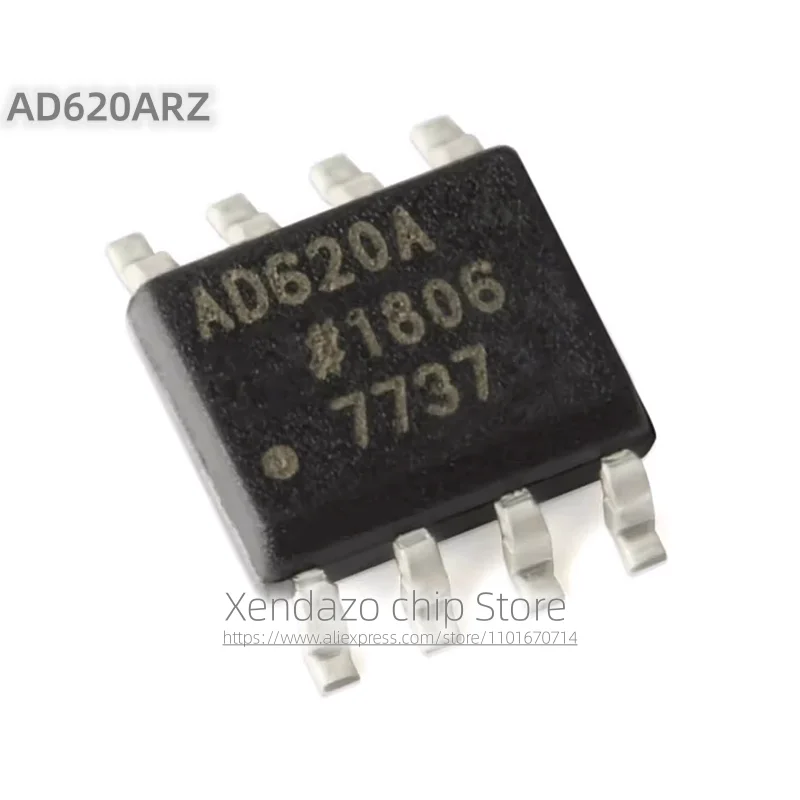 2pcs/lot AD620ARZ-REEL7 AD620ARZ AD620A SOP-8 package Original genuine Low drift and low-power instrument amplifier chip