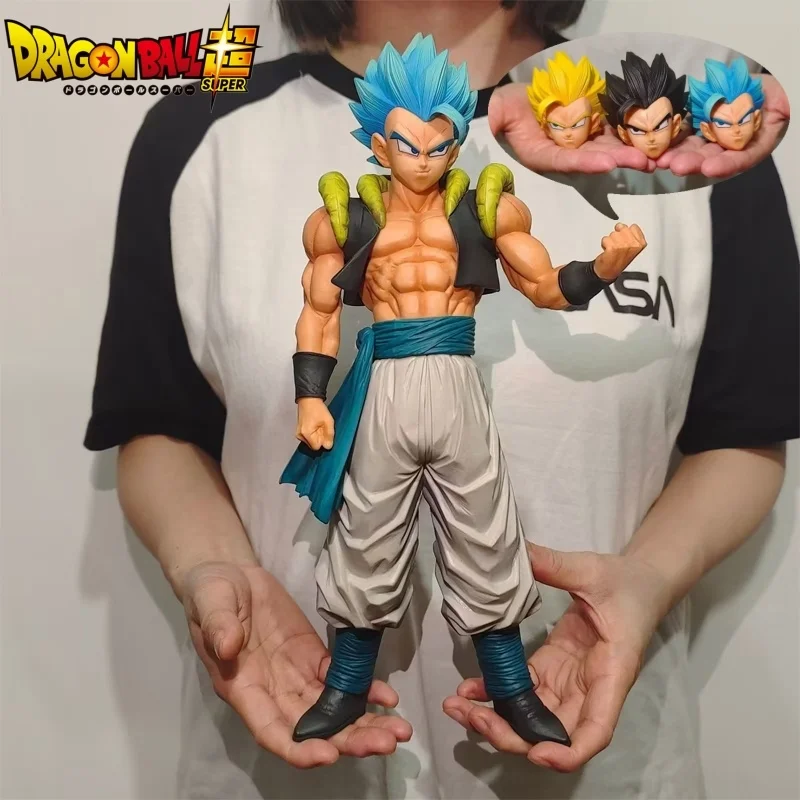 Instock 32cm Dragon Ball Super Broly Gogeta Ssgs Figure Gogeta Ssj Dbz Pvc Action Figure Collectible Model Toy Christmas Gift