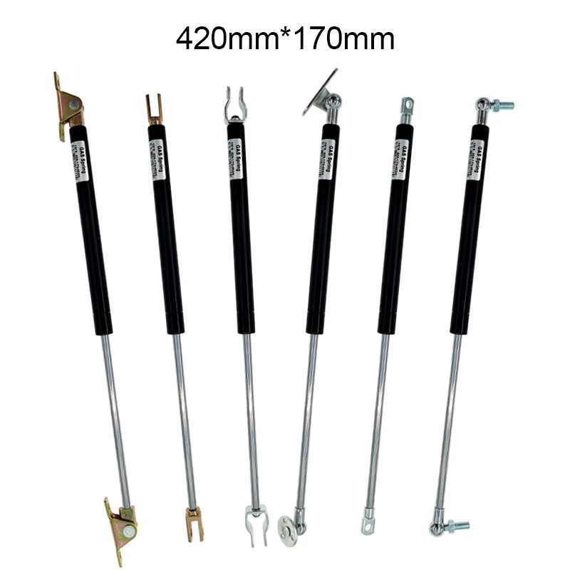 18*8 Rod Gas spring folding hinge 50N-500N/5kg-50kg Force lift support Stroke distance 170mm Hole Center Distance 420mm