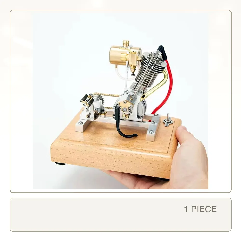 H09 Single Cylinder Four-Stroke Engine Model Kit for Motorcycles Model Model Toy