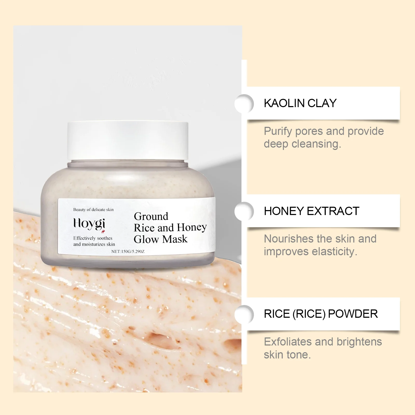 Masker Pelembap & Pencerah Ric - Bentonite Clay Mask ulasan dan harga