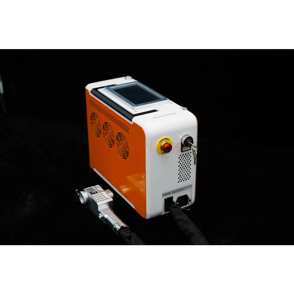 منظف ليزر مدمج بقدرة 100 وات - إزالة الطلاء والصدأ الصديق للبيئة لقطع غيار السيارات والأدوات والورش الصغيرة #1