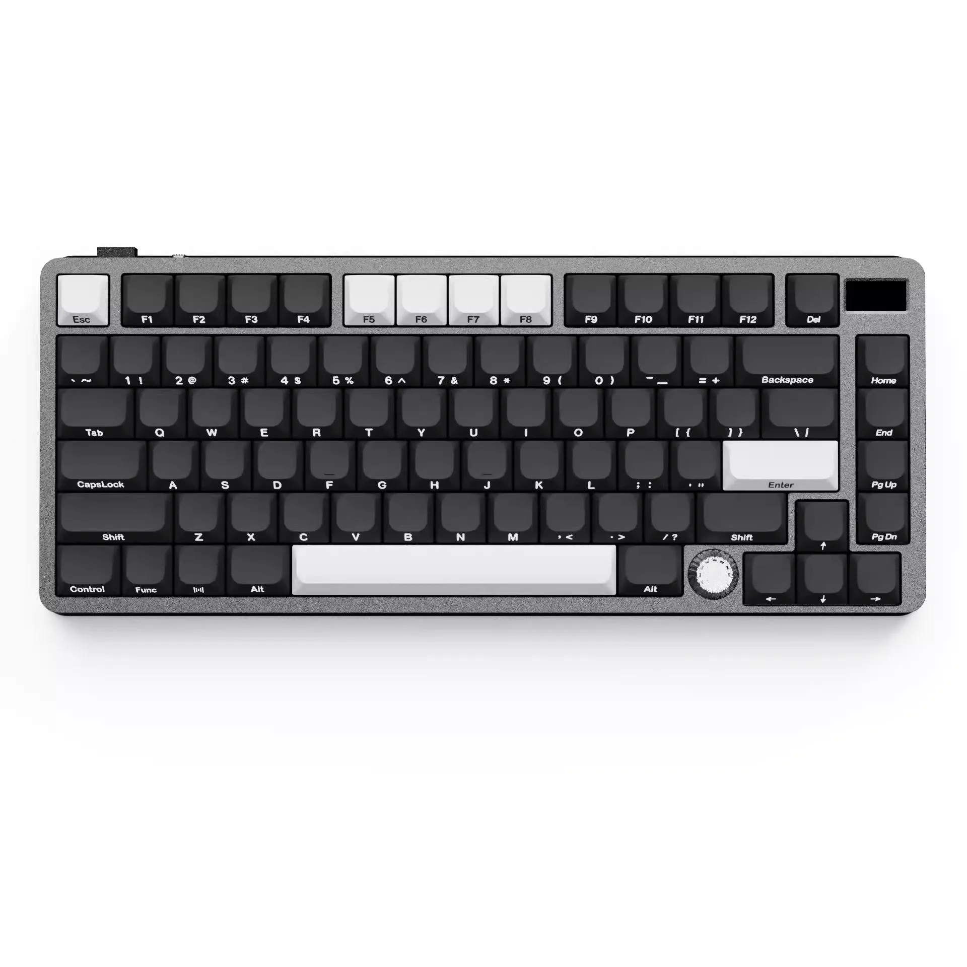 Imagem -05 - Pbt Low Profile Keycaps Lados Dys Subbed Side Impresso Key Caps Cor Clássica Minimal Branco Preto Retro Cinza Gradiente Conjunto