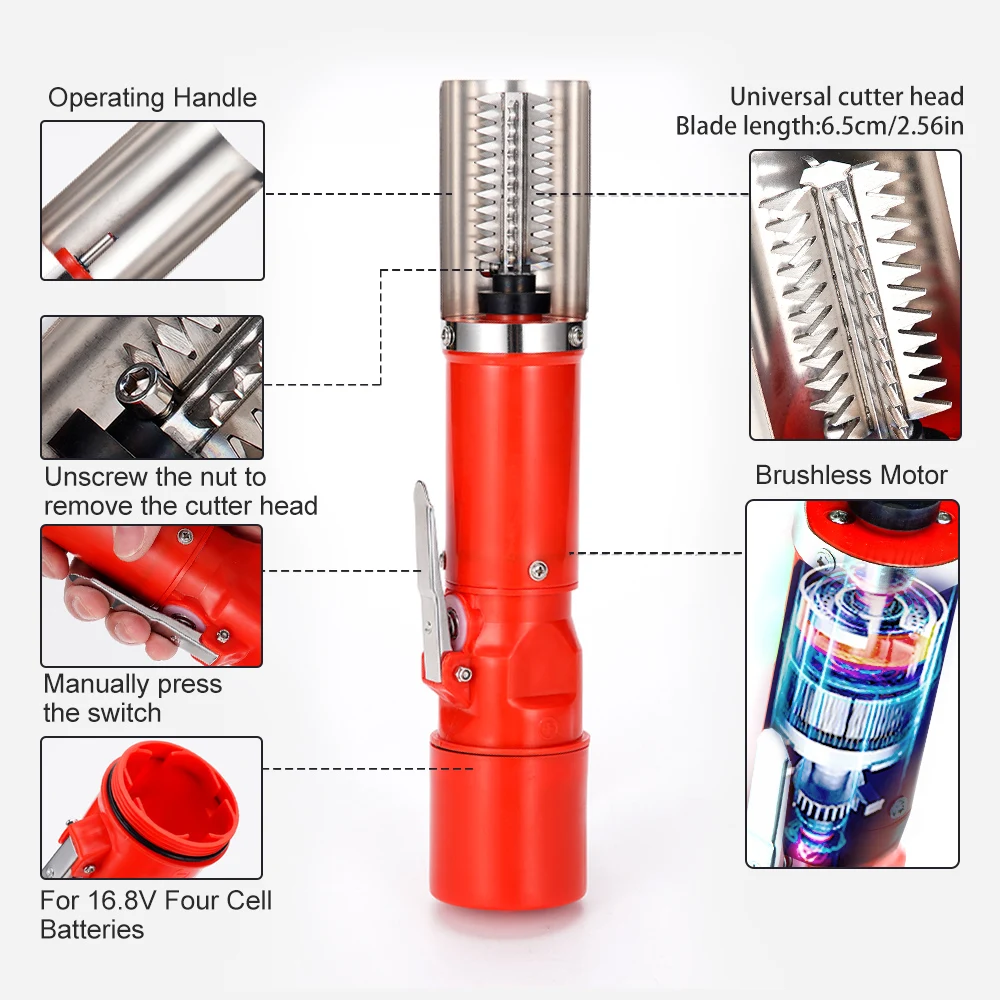 Rechargeable Electric Fish Scaler Remover Cleaner Fishing Scalers Planer Descaler Portable Fish Knife Seafood Kitchen Tools