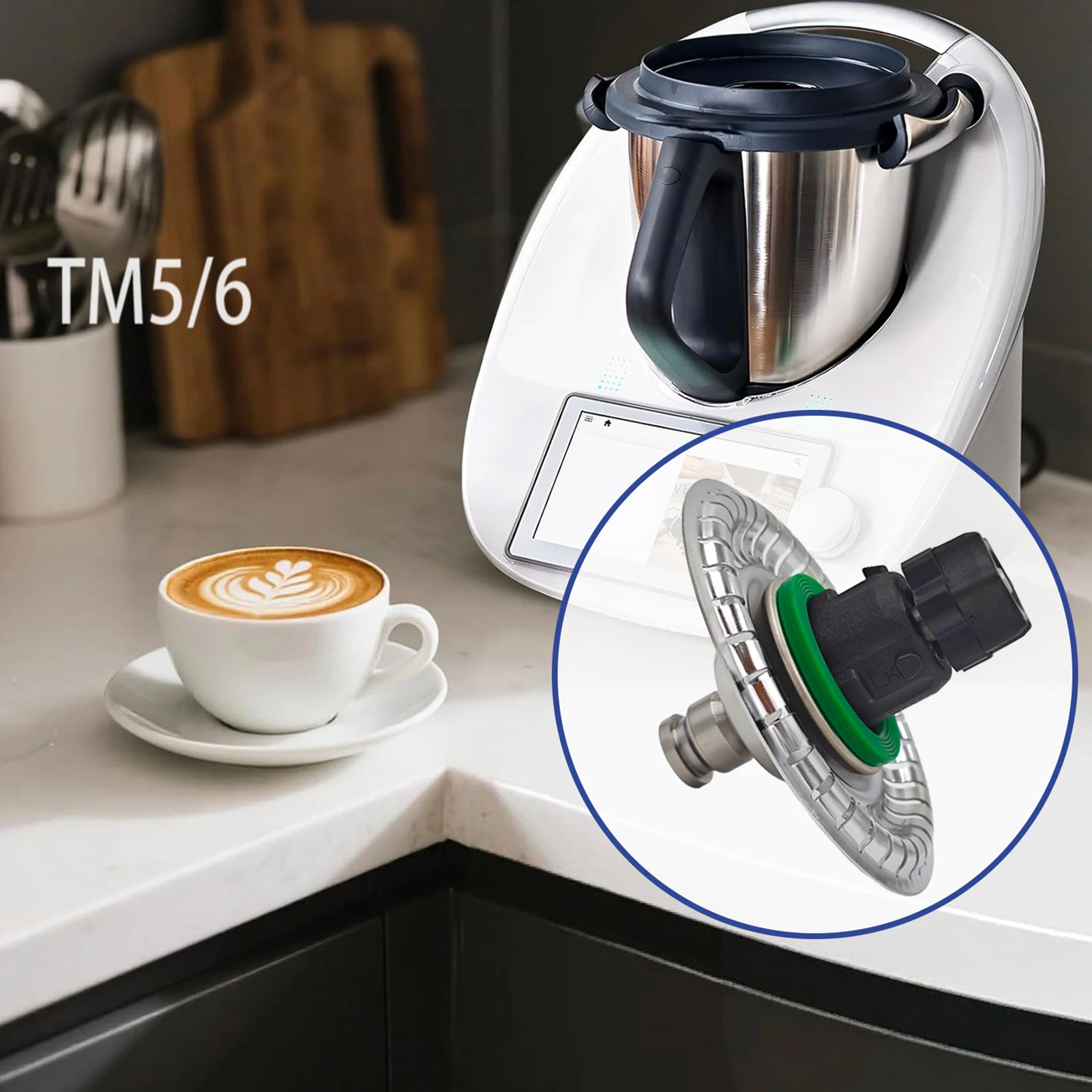 New Milk Egg Foam Whisk Mixer for Thermomix TM5 TM6 TM7, Cream Frother for Coffee Eggs Whipping Multi Use Kitchen Accessory