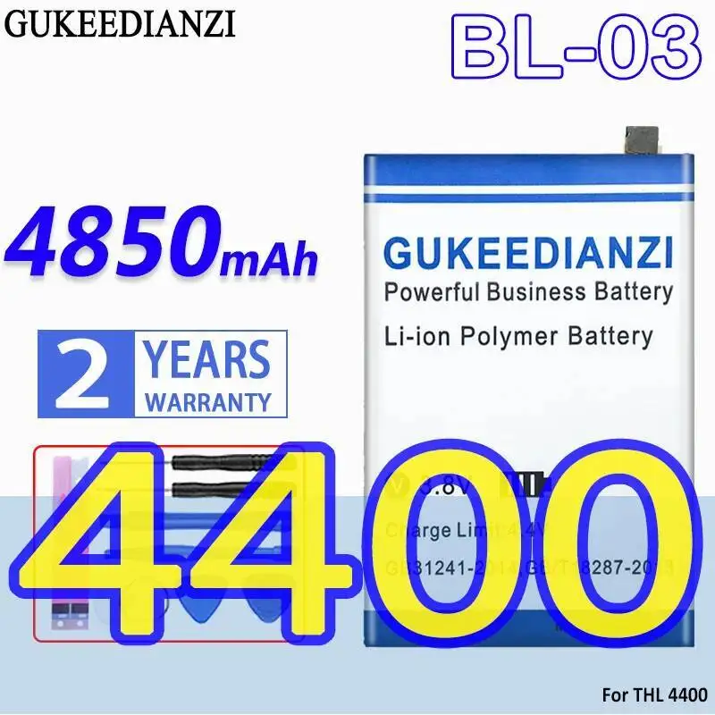 

Для Thl 4400 быстрая зарядка BL-03 аккумулятор мобильного телефона 4850 мАч