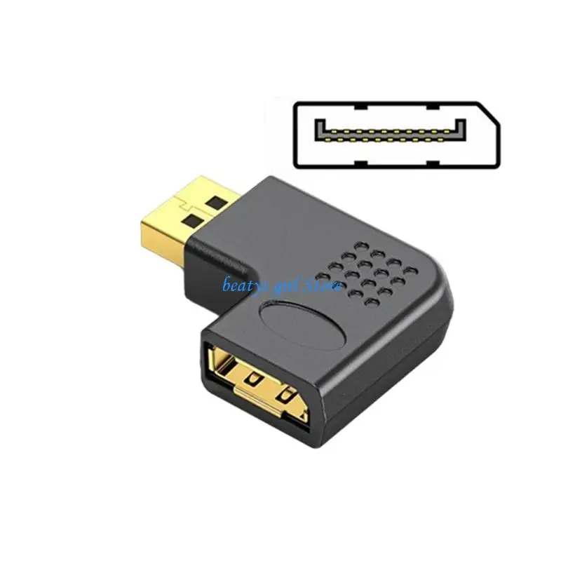 

C7AB 90 Degree Adapter Male to Female Space Saving Converter