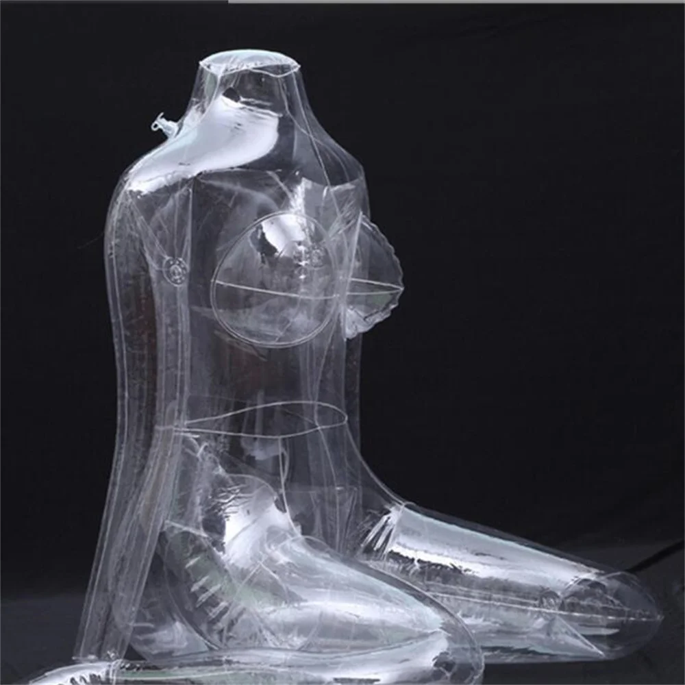 Inflatable Female Mannequin, Transparent, Whole Body, Toroso, Shooting Mode, Maniqui for Sexy Doll Cloth, Headless, E051, 2023