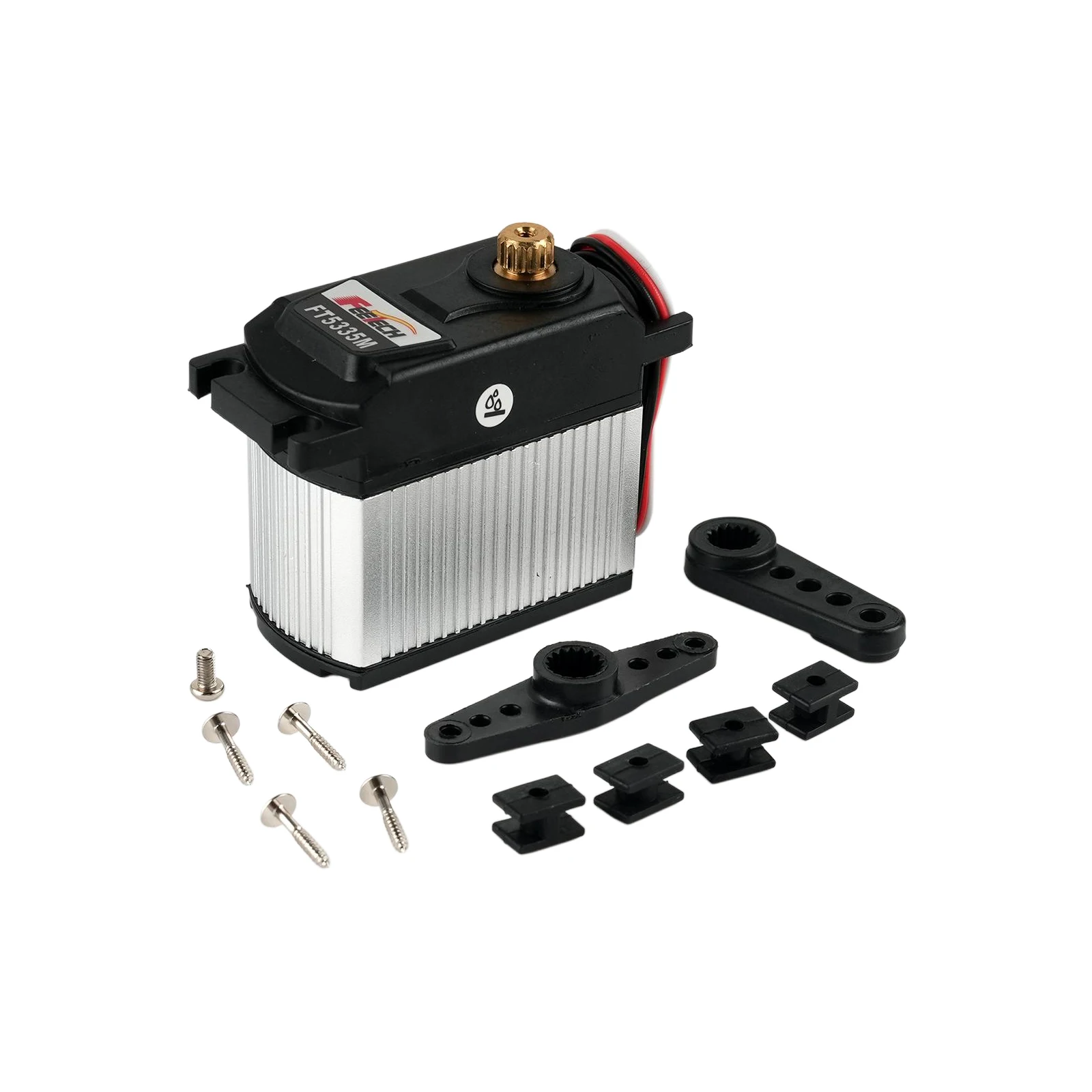 Servo digitale FT5335M impermeabile 40kg.cm 8,4V 120 °   Motore con nucleo ingranaggi in metallo non controllabile per robot elicottero per auto cingolate RC