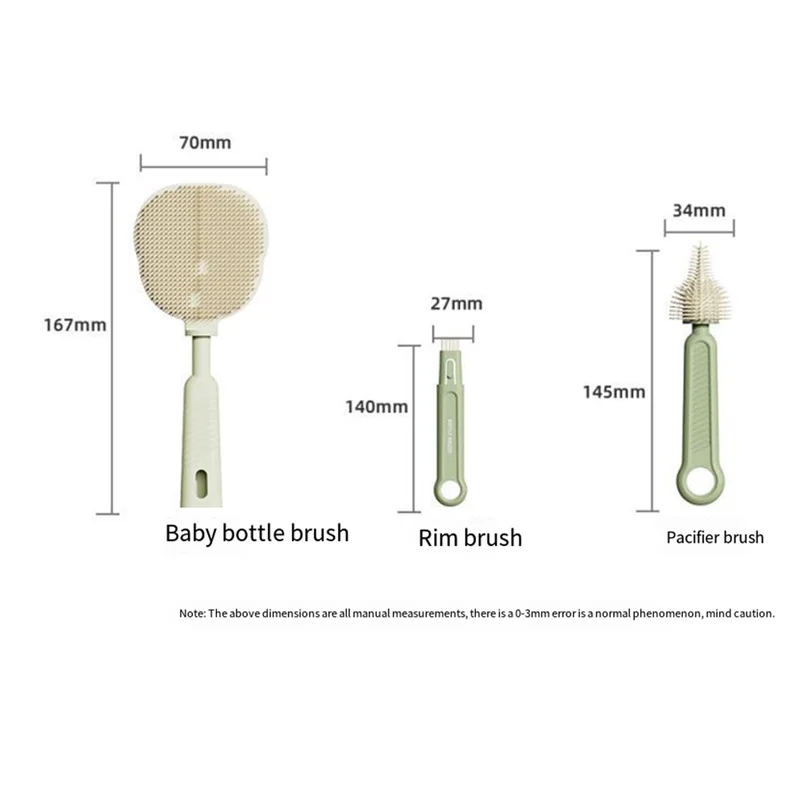 CYGJ-силиконовая щетка для детской чашки включает в себя детскую щетку для бутылочек, щетка для сосков, портативная и удобная для путешествий A