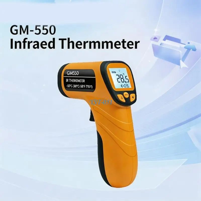 E15A IR Thermometers with 0.1℃ Resolution and ±2% Accuracy for Precise Measurement