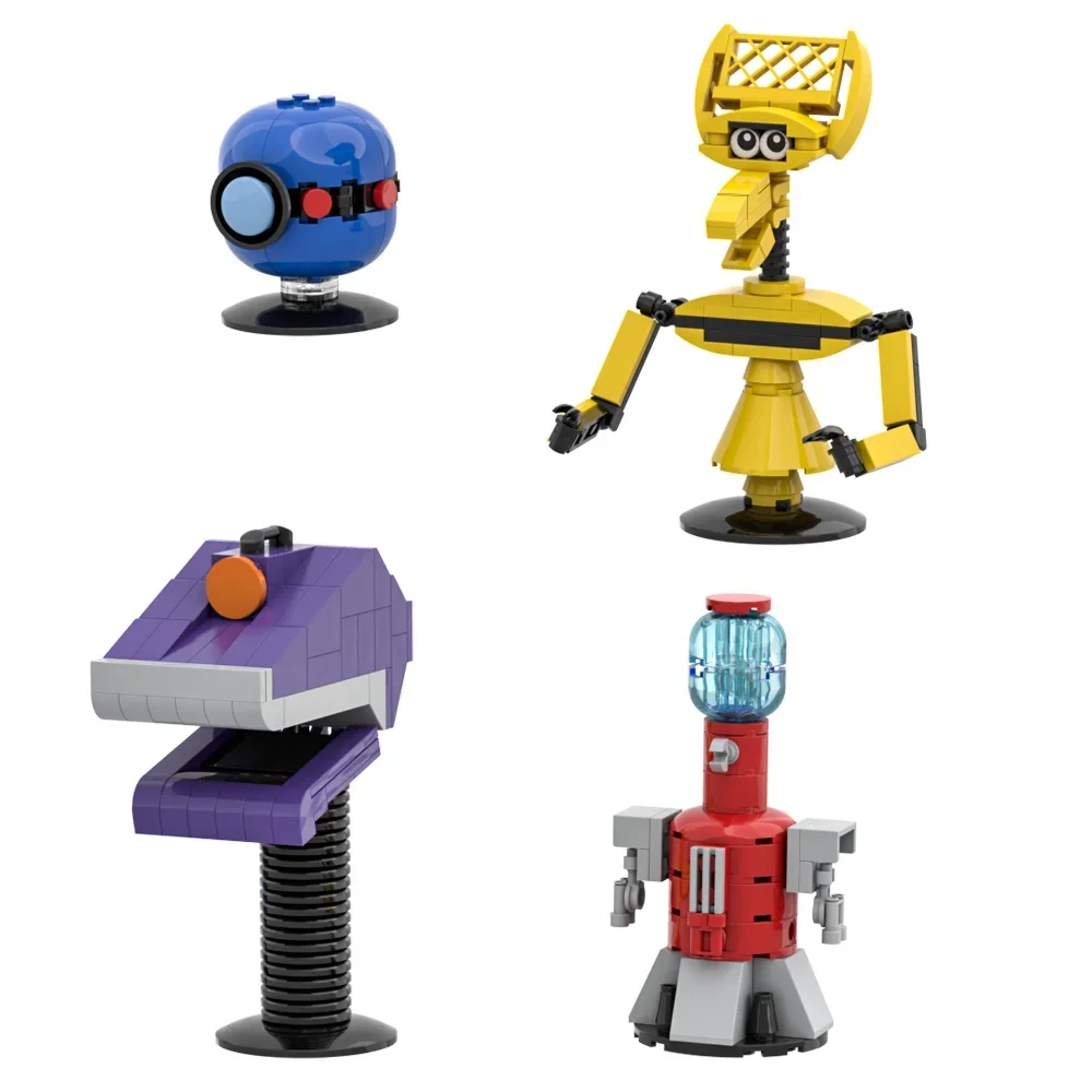 Gobricks MOC Movie Action Figure MST3K Mystery Science Theaters 3000 Building Blocks Model Mad Scientist Bricks Toy Kids Gift