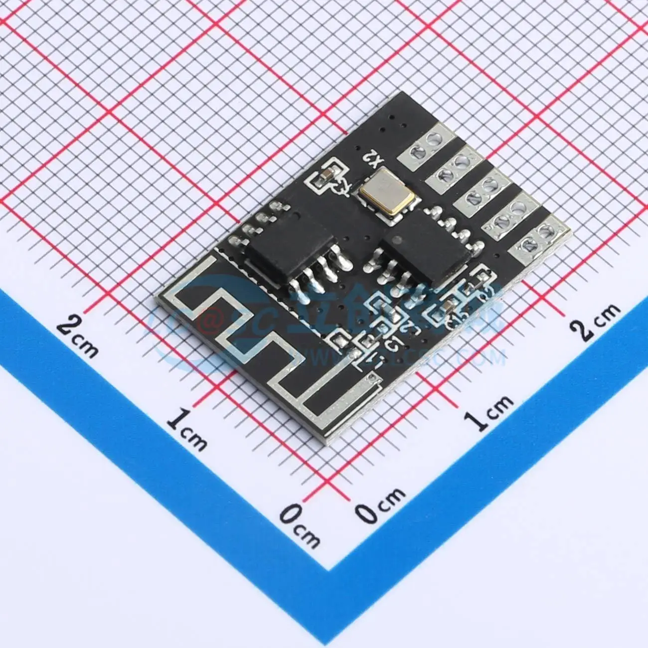 9pcs VG197MU SMD 21.7x15.9mm GFSK RF Wireless Communication Module