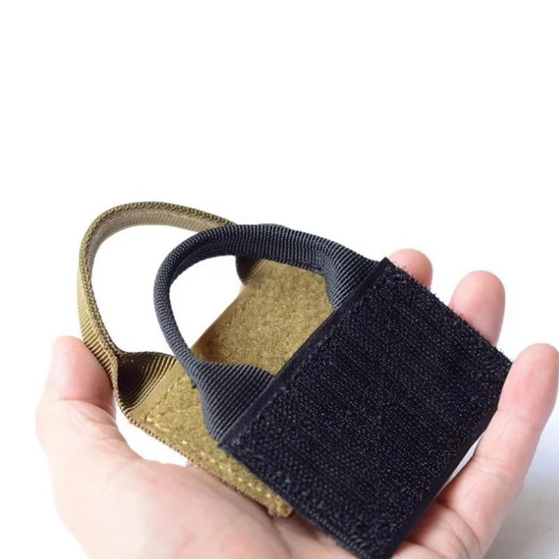Image of Taktischer Rucksack Weste Patch Molle Adapter Panel Haken und Ring Konverter mit angebrachter ID Patch DIY Patch Tasche