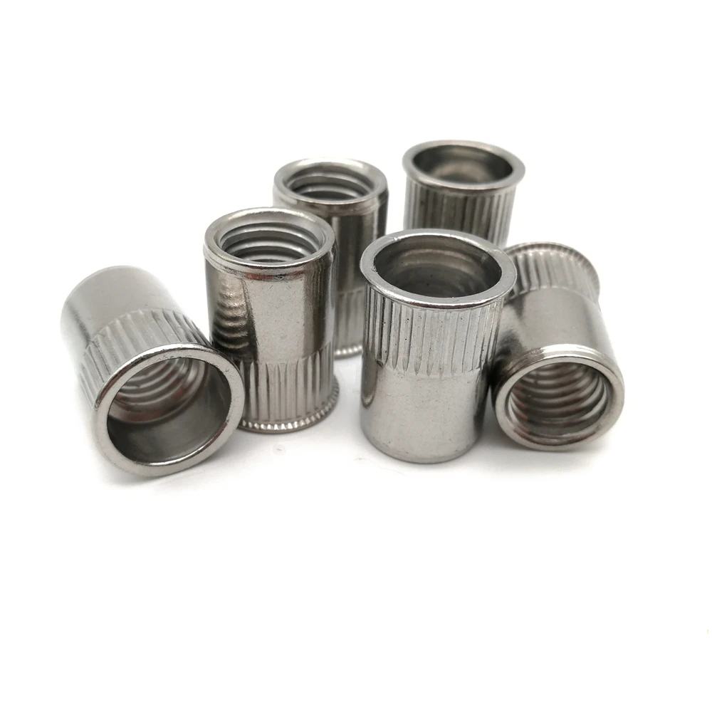 SUS304 Small head rivet nut Stainless steel A2 M3~M12 Reduce head Insert nut  Blind rivet nutl