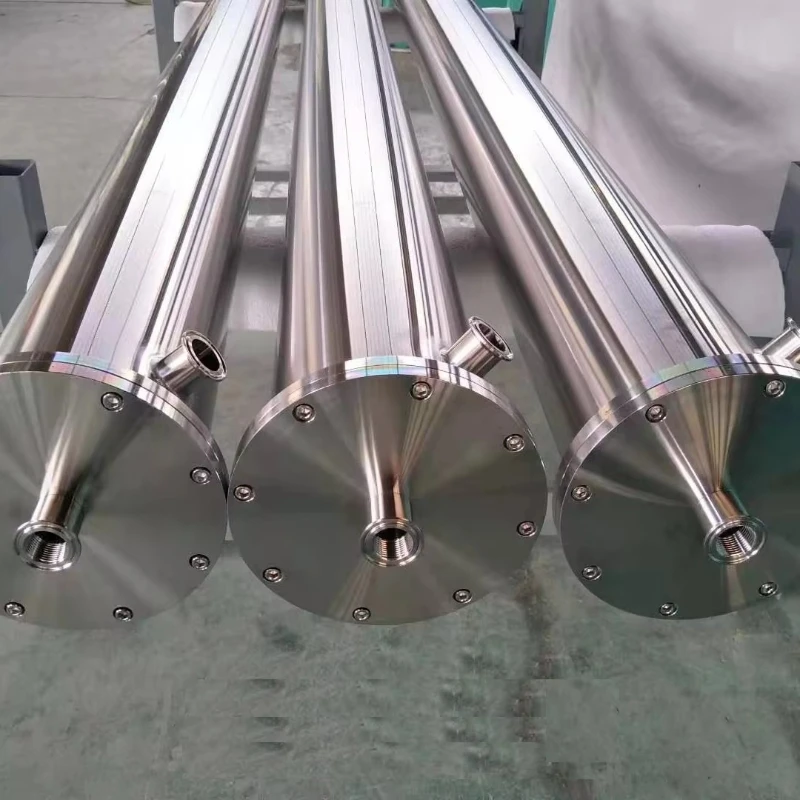 1-8 elements 304 316L membrane shell stainless steel reverse osmosis system